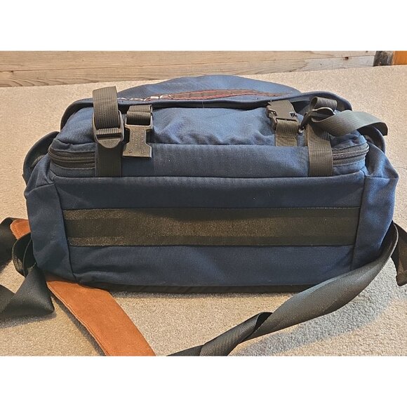 VNTG 1987 Tamrac USED  606 Lens Bridge System Blue Shoulder Camera Bag SEE  DESC - Picture 6 of 10